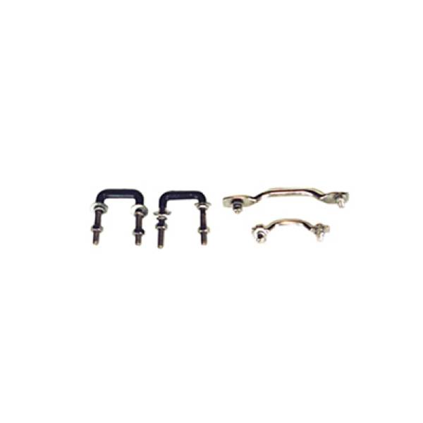 Rugged Ridge - Rugged Ridge Windshield Tie Down Kit, Stainless Steel; 55-95 Jeep CJ/Wrangler 11104.02 - Image 1