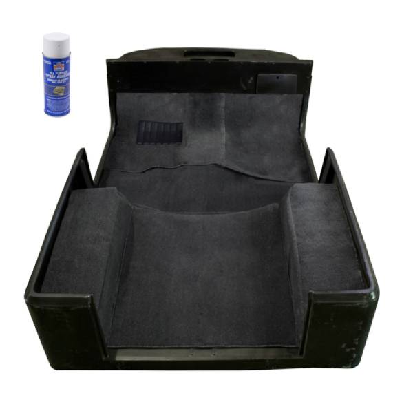 Rugged Ridge - Rugged Ridge Deluxe Carpet Kit, with Adhesive, Gray; 76-95 Jeep CJ/Wrangler YJ 13695.09 - Image 1