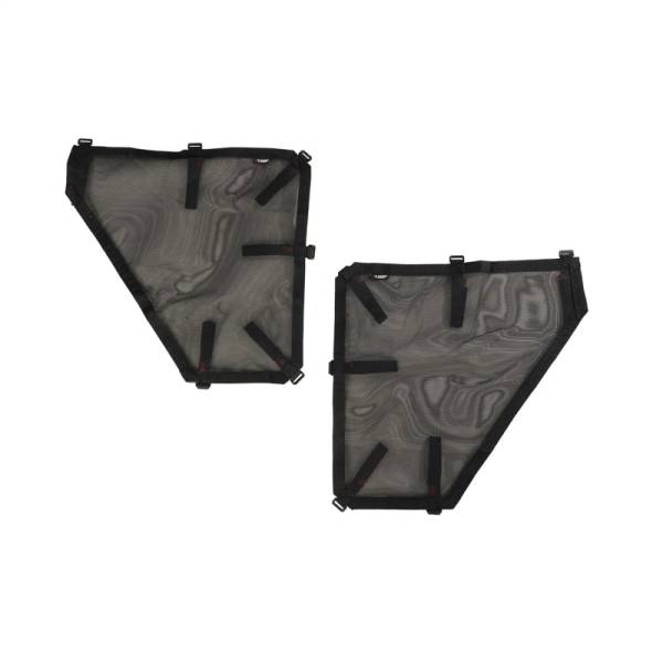 Rugged Ridge - Rugged Ridge Fortis Tube Door Covers, Rear Pair, Black, 18-21 Jeep Wrangler JLU 13579.54 - Image 1