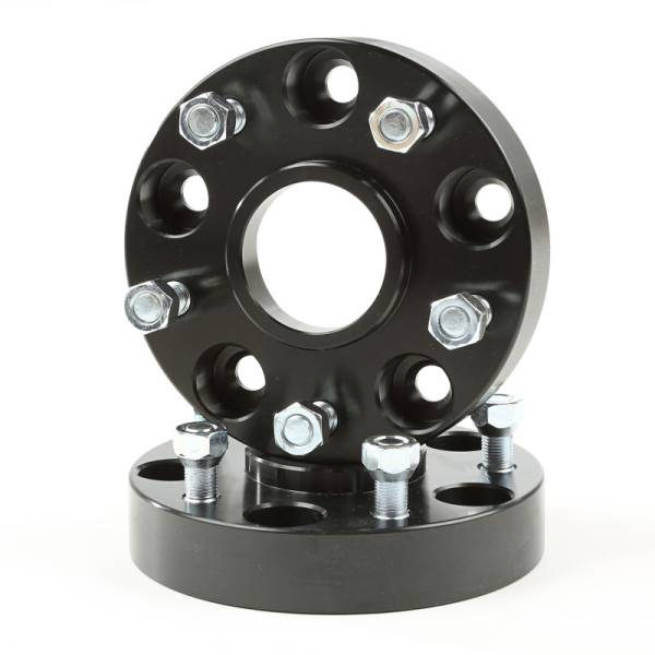 Rugged Ridge - Rugged Ridge Wheel Spacer Kit, 1.25 Inch, Black, 5x5; 99-04 Jeep Grand Cherokee 15201.14 - Image 1