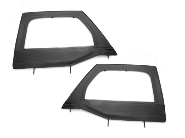 Rugged Ridge - Rugged Ridge Door Kit, Front, Upper, Black Diamond; 07-18 Jeep Wrangler JK 13711.15 - Image 1