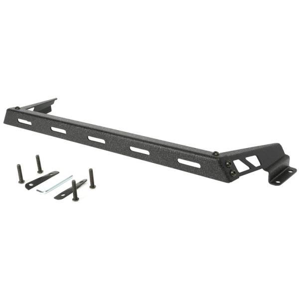 Rugged Ridge - Rugged Ridge Light Bar, Hood Mounted, Textured Black; 07-18 Jeep Wrangler JK 11232.10 - Image 1