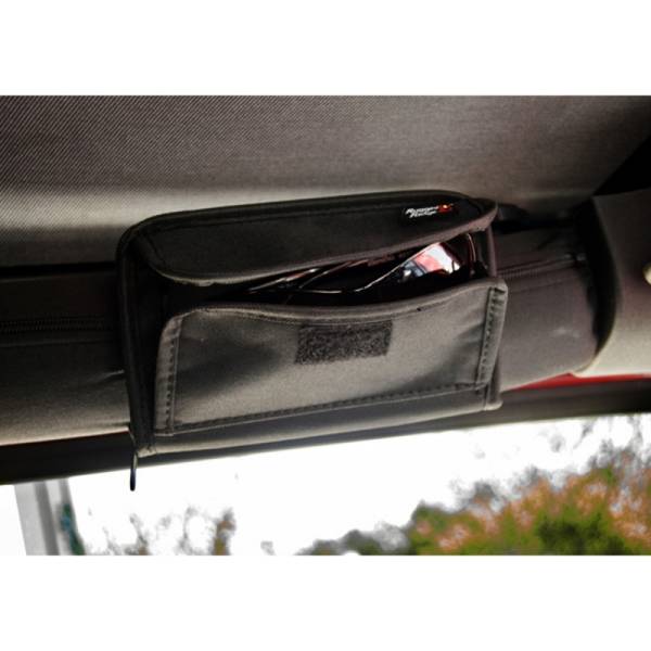 Rugged Ridge - Rugged Ridge Roll Bar Storage Pouch, Sunglass Holder; 55-21 Jeep CJ/Wrangler 12101.52 - Image 1