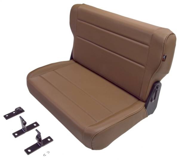 Rugged Ridge - Rugged Ridge Seat, Rear, Fold/Tumble, Spice; 76-95 Jeep CJ/Wrangler YJ 13462.37 - Image 1