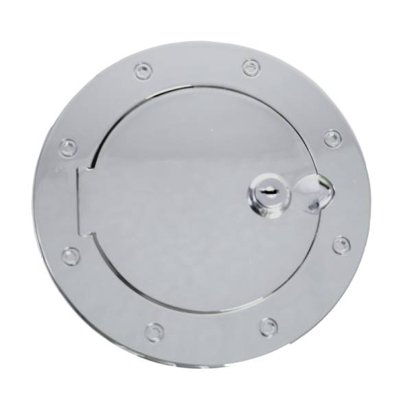 Rugged Ridge - Rugged Ridge Gas Cap Door, Locking, Stainless Steel; 07-18 Jeep Wrangler JK 11134.03 - Image 1