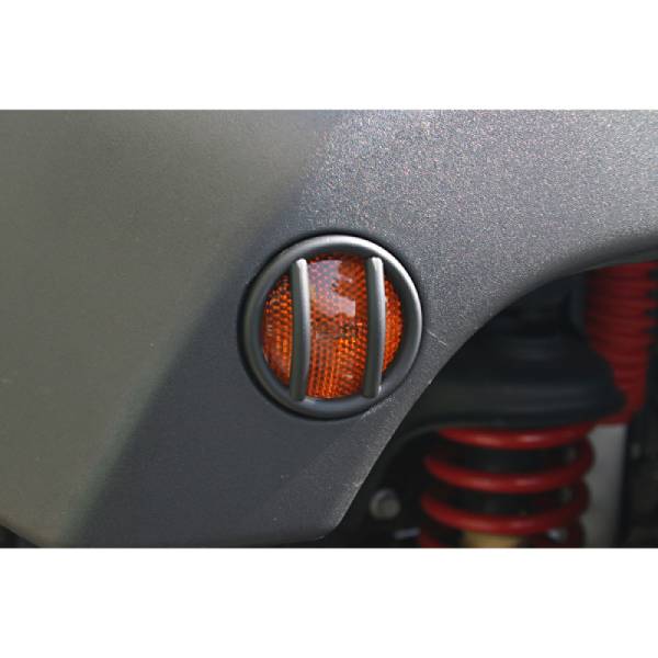 Rugged Ridge - Rugged Ridge Euro Guard Kit, Side Marker, Black; 07-18 Jeep Wrangler JK/JKU 11231.12 - Image 1