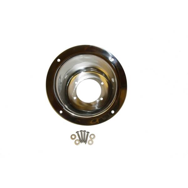 Rugged Ridge - Rugged Ridge Fuel Filler Bezel, Stainless Steel; 97-06 Jeep Wrangler TJ 11135.02 - Image 1