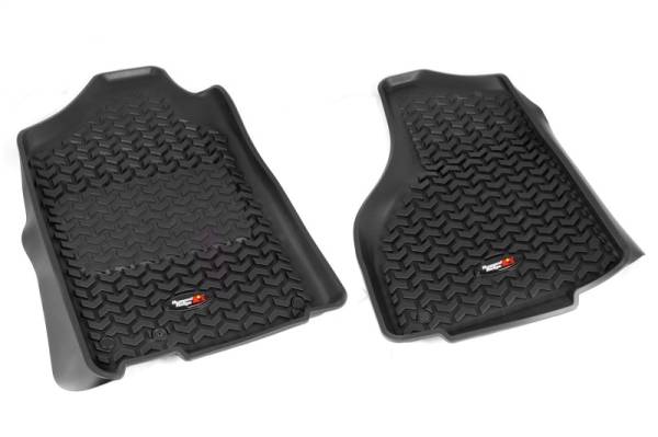 Rugged Ridge - Rugged Ridge All Terrain Floor Liner, Front Pair, Black; 12-18 Ram 1500-3500 82903.05 - Image 1