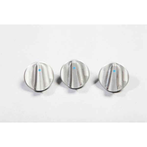 Rugged Ridge - Rugged Ridge Dash Knob Kit, Climate Control, Aluminum, Blue; 07-10 Jeep Wrangler JK 11420.05 - Image 1