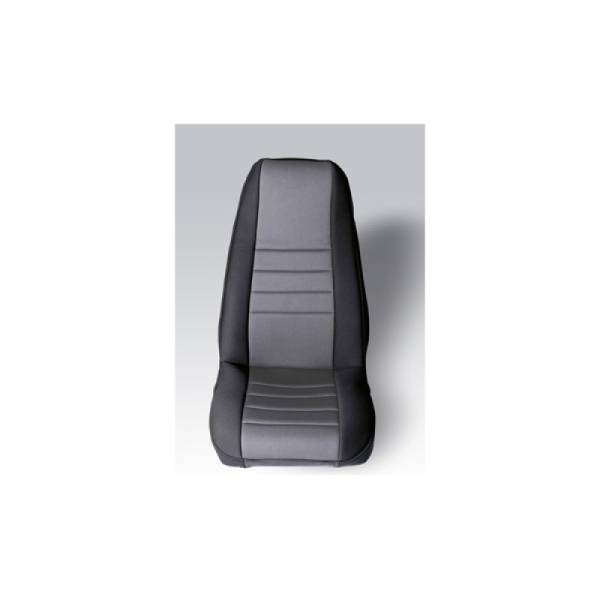 Rugged Ridge - Rugged Ridge Neoprene seat cover, Rugged Ridge, fronts (pair), gray, 76-90 Wrangler 13212.09 - Image 1