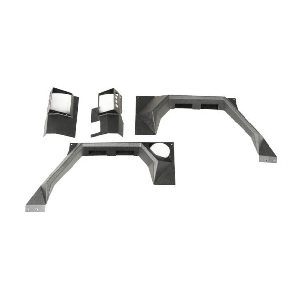 Rugged Ridge - Rugged Ridge XHD Armor Fender Kit, Rear, Pair; 07-18 Jeep JKU, 4 Door 11615.02 - Image 1