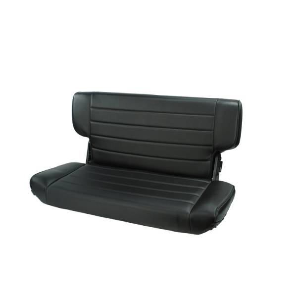 Rugged Ridge - Rugged Ridge Seat, Rear, Fold/Tumble, Black Denim; 97-02 Jeep Wrangler TJ 13463.15 - Image 1