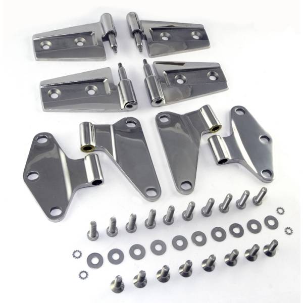 Rugged Ridge - Rugged Ridge Door Hinge Kit, Stainless Steel; 07-18 Jeep Wrangler JK 11111.20 - Image 1