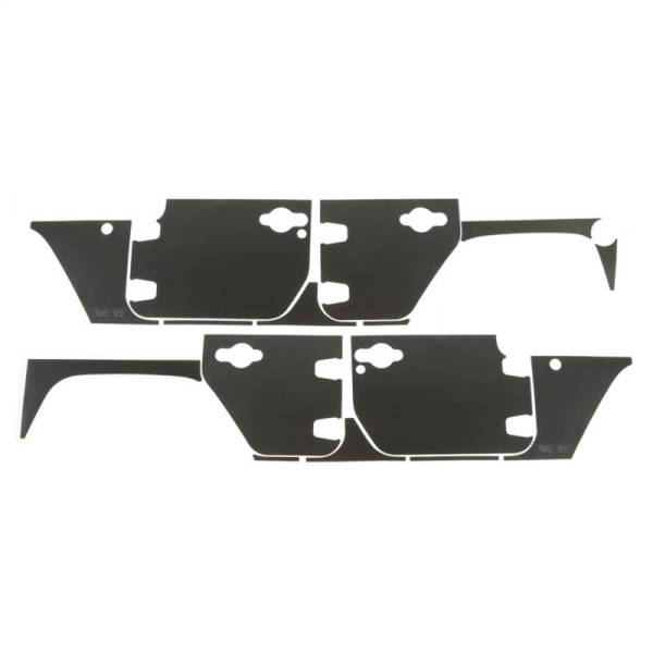 Rugged Ridge - Rugged Ridge Magnetic Protection Panel Kit; 07-18 Jeep Wrangler JKU, 4 Door 12300.53 - Image 1