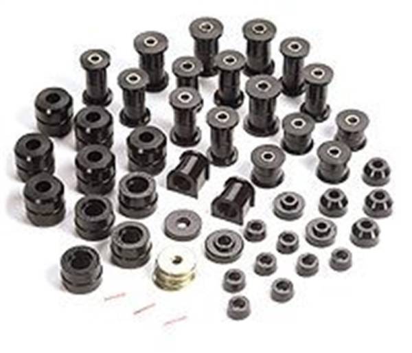 Rugged Ridge - Rugged Ridge This black polyurethane bushing kit from Prothane fits 87-95 Jeep Wrangler YJ. 1-2005BL - Image 1