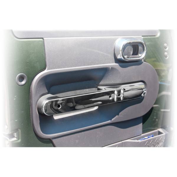 Rugged Ridge - Rugged Ridge Door Handle Trim, Front, Chrome; 07-10 Jeep Wrangler JK 11156.16 - Image 1