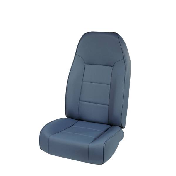 Rugged Ridge - Rugged Ridge Seat, High-Back, Front, No-Recline, Blue; 76-02 Jeep CJ/Wrangler YJ/TJ 13401.05 - Image 1