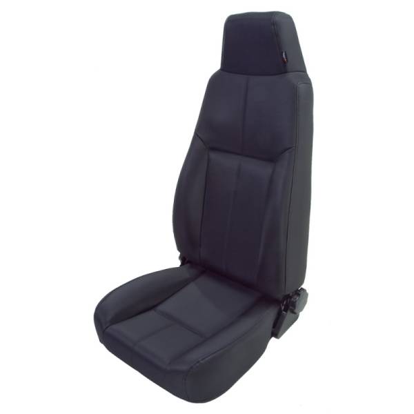 Rugged Ridge - Rugged Ridge Seat, High-Back, Front, Reclinable, Black Denim; 76-02 CJ/Wrangler 13403.15 - Image 1