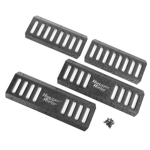 Rugged Ridge - Rugged Ridge RRC Side Armor Guard Plate Kit; 07-18 Jeep Wrangler JKU 11504.25 - Image 1