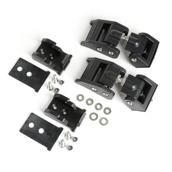 Rugged Ridge - Rugged Ridge Hood Catch Kit, Textured Black; 07-18 Jeep Wrangler JK 11210.17 - Image 1