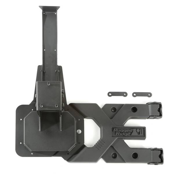 Rugged Ridge - Rugged Ridge This heavy-duty tire carrier kit from Rugged Ridge fits 07-18 Jeep Wrangler JK. 11546.50 - Image 1