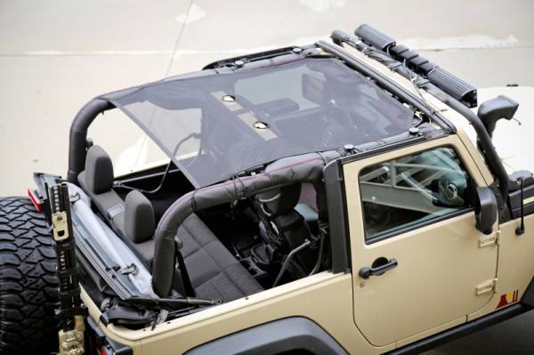 Rugged Ridge - Rugged Ridge This Full Eclipse Sunshade from Rugged Ridge fits 07-18 Jeep 2-door Wrangler. 13579.06 - Image 1