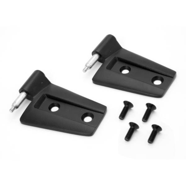 Rugged Ridge - Rugged Ridge Door Hinge Kit, Black, Left; 07-18 Jeep Wrangler JK 11202.23 - Image 1