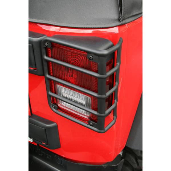 Rugged Ridge - Rugged Ridge Euro Guard Kit, Tail Light, Black; 07-18 Jeep Wrangler JK 11226.02 - Image 1