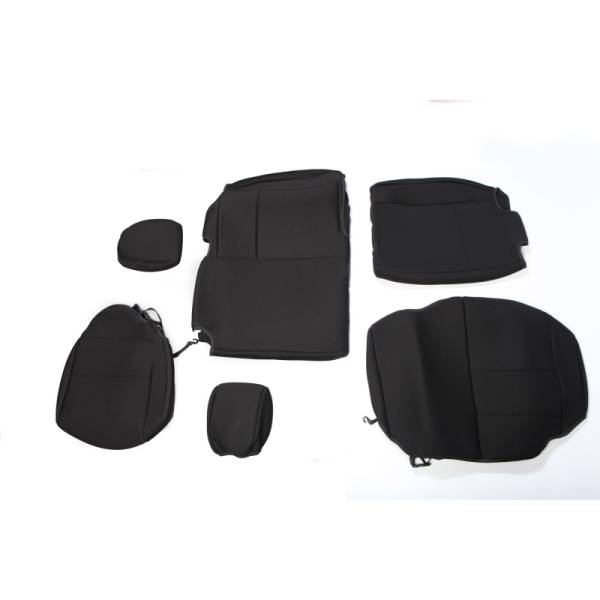 Rugged Ridge - Rugged Ridge Seat Cover, Rear, Neoprene Black; 07-18 Jeep Wrangler JKU 13264.01 - Image 1