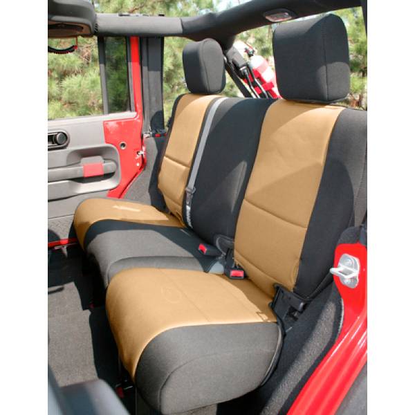 Rugged Ridge - Rugged Ridge Seat Cover, Rear, Neoprene; 07-18 Jeep Wrangler JKU 13264.04 - Image 1