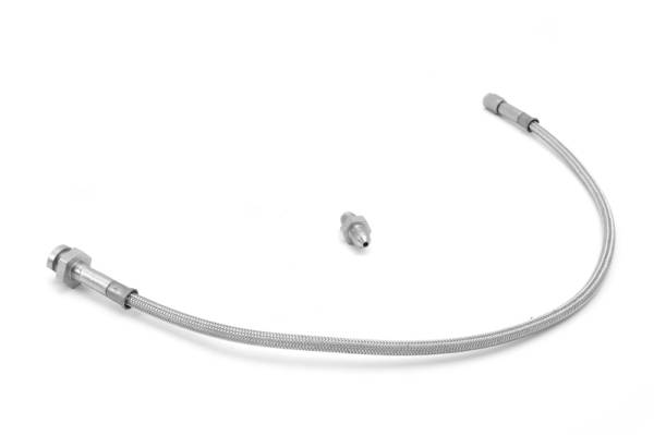 Rugged Ridge - Rugged Ridge Brake Hose Kit, Front, Stainless Steel, Drum; 76-78 Jeep CJ5/CJ7 16734.04 - Image 1