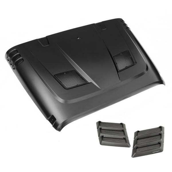 Rugged Ridge - Rugged Ridge Performance Vented Hood Kit; 07-18 Jeep Wrangler JK 17759.02 - Image 1