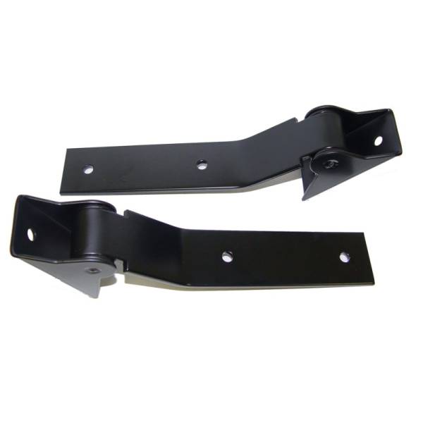 Rugged Ridge - Rugged Ridge Tailgate Hinge Kit, Black; 87-95 Jeep Wrangler YJ 11218.01 - Image 1