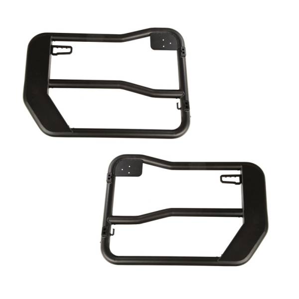 Rugged Ridge - Rugged Ridge Fortis Front Tube Doors, 18-21 Jeep Wrangler/Gladiator 11509.13 - Image 1