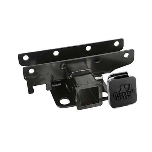 Rugged Ridge - Rugged Ridge Trailer Hitch Kit, Rugged Ridge Logo; 07-18 Jeep Wrangler JK 11580.61 - Image 1