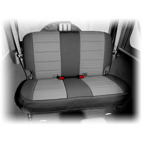 Rugged Ridge - Rugged Ridge Seat Cover, Rear, Neoprene Black/Gray; 07-18 Jeep Wrangler JK 13265.09 - Image 1