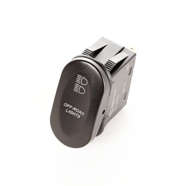 Rugged Ridge - Rugged Ridge Rocker Switch, 2 Position, Off-Road Lights, Amber 17235.09 - Image 1