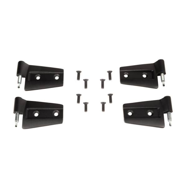 Rugged Ridge - Rugged Ridge Door Hinge Kit, 4 Piece; 07-18 Jeep Wrangler JK, 2 Door 11202.31 - Image 1