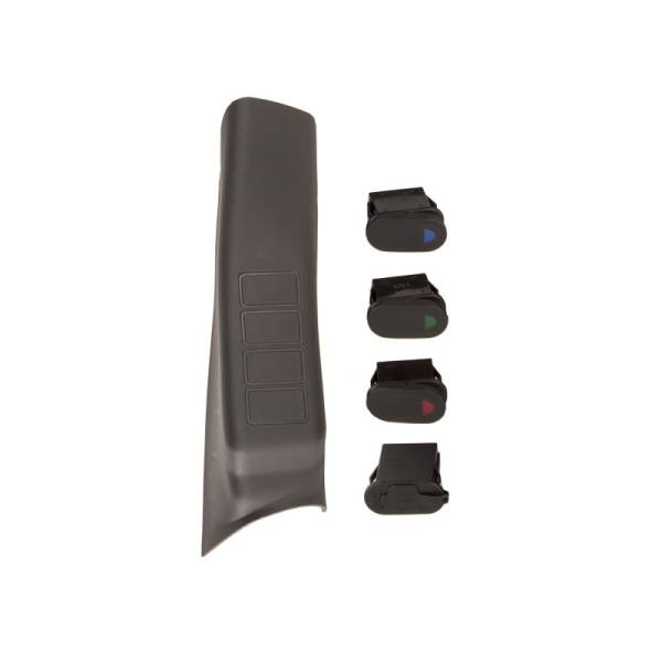 Rugged Ridge - Rugged Ridge Switch Pod Kit, A-Pillar, 3 Switch, USB, Right, 07-10 Wrangler JK/JKU 17235.94 - Image 1