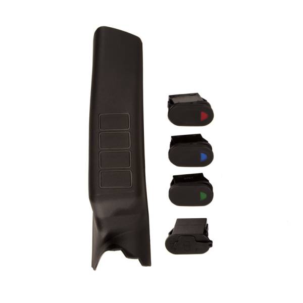 Rugged Ridge - Rugged Ridge Switch Pod Kit, A-Pillar, 3 Switch, USB, Right, 07-10 Wrangler JK/JKU 17235.95 - Image 1