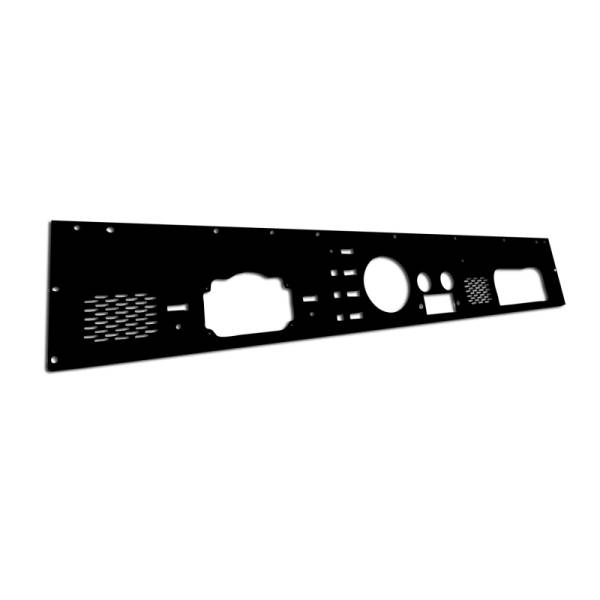 Rugged Ridge - Rugged Ridge Dash Panel, Pre-Cut Holes, Black; 76-86 Jeep CJ 13320.12 - Image 1