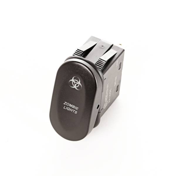 Rugged Ridge - Rugged Ridge Rocker Switch, 2 Position, Zombie Lights, Amber 17235.06 - Image 1