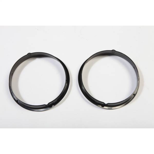 Rugged Ridge - Rugged Ridge Headlight Bezel Kit, Black; 97-06 Jeep Wrangler TJ 12419.23 - Image 1