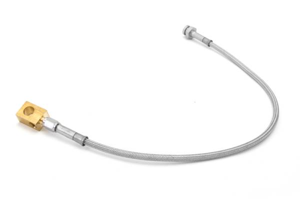 Rugged Ridge - Rugged Ridge Brake Hose Kit, Front, Stainless Steel, Drum; 66-71 Jeep CJ/Commando 16734.01 - Image 1