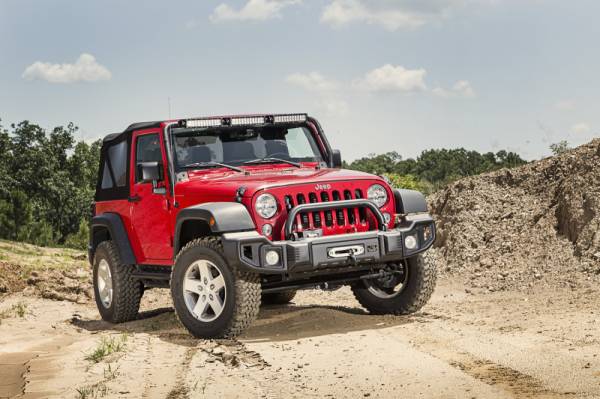 Rugged Ridge - Rugged Ridge Overrider, Satin Black, Spartacus Bumper; 07-18 Jeep Wrangler JK 11544.02 - Image 1
