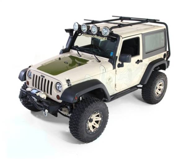 Rugged Ridge - Rugged Ridge Sherpa Roof Rack; 07-18 Jeep Wrangler JK, 2 Door 11703.01 - Image 1