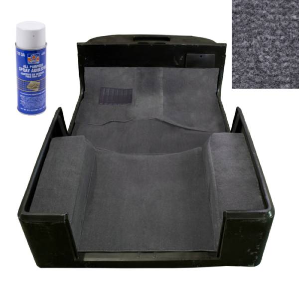 Rugged Ridge - Rugged Ridge Deluxe Carpet Kit, with Adhesive, Gray; 97-06 Jeep Wrangler TJ 13696.09 - Image 1