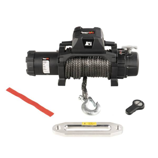 Rugged Ridge - Rugged Ridge Trekker Winch, 12,500 LBS, Synthetic Rope, IP68 Waterproof, Wireless 15100.25 - Image 1