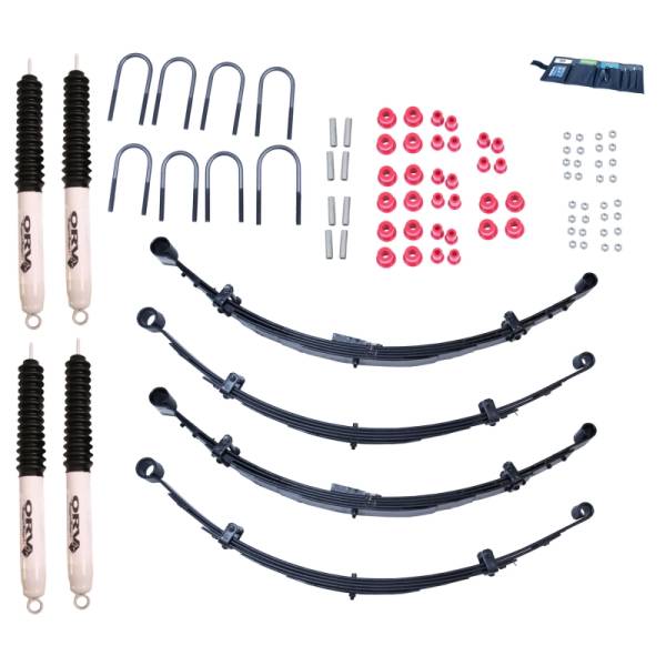 Rugged Ridge - Rugged Ridge This 4 inch lift kit from Rugged Ridge fits 76-86 Jeep CJ5, CJ7, and CJ8. 18415.15 - Image 1