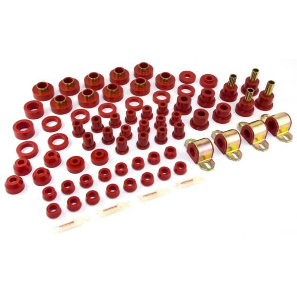 Rugged Ridge - Rugged Ridge This red polyurethane bushing kit from Prothane fits 80-86 Jeep CJ models. 18350.03 - Image 1